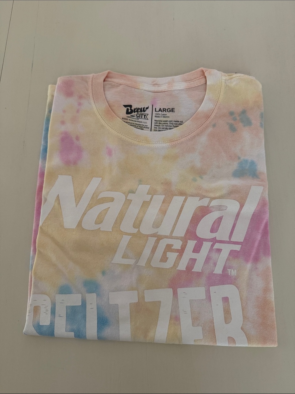 UO Urban outfitters Natural Light Tie-Dye T-Shirt - Pastel Multicolor
